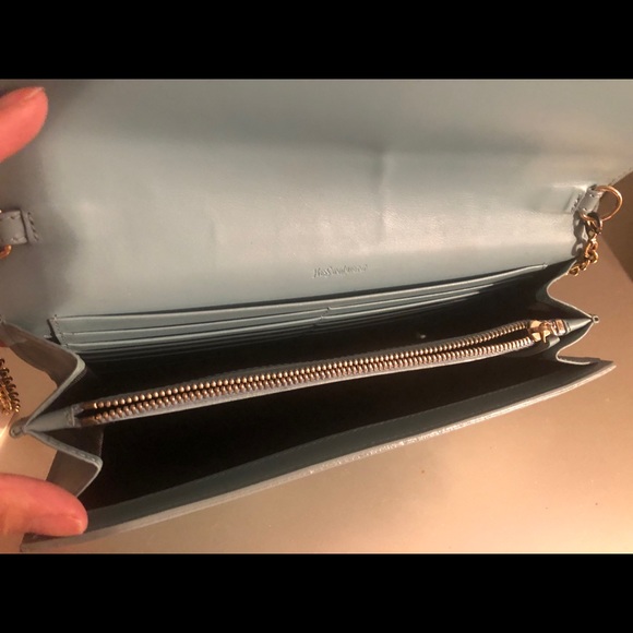 YSL Teal patent leather small bag - Picture 6 of 12